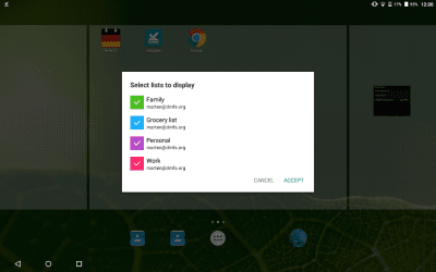 Capture d'écran de l'application OpenTasks - #7
