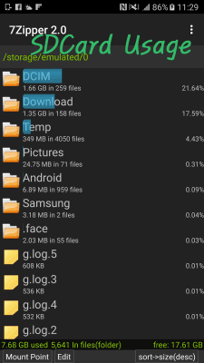 Capture d'écran de l'application 7Zipper 2.0 - #4