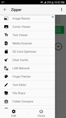 Capture d'écran de l'application Zipper - #3