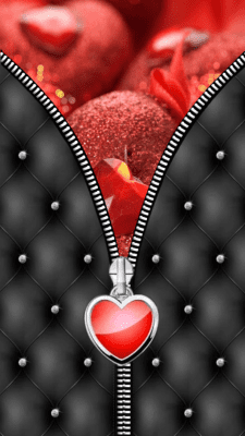 Capture d'écran de l'application Heart Zipper Screen Lock - #3