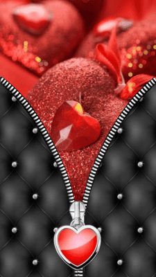 Capture d'écran de l'application Heart Zipper Screen Lock - #4