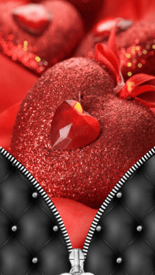 Capture d'écran de l'application Heart Zipper Screen Lock - #5