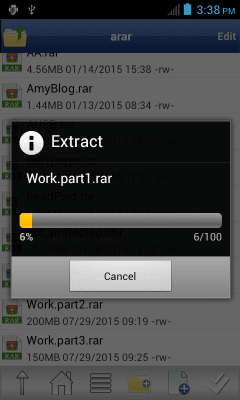 Capture d'écran de l'application Rar Sharp - #2
