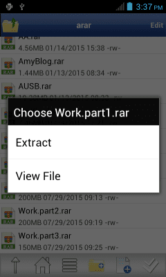 Capture d'écran de l'application Rar Sharp - #3