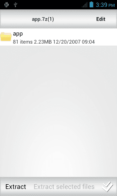 Capture d'écran de l'application Rar Sharp - #4