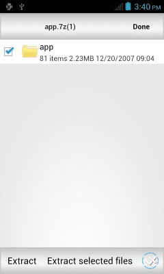 Capture d'écran de l'application Rar Sharp - #5