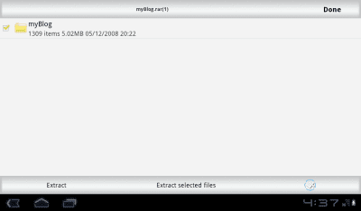 Capture d'écran de l'application Rar Sharp - #9