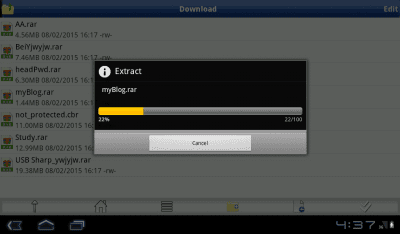 Capture d'écran de l'application Rar Sharp - #10