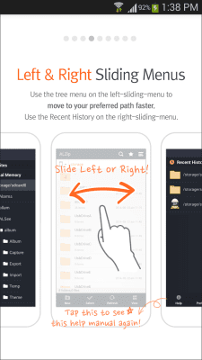 Capture d'écran de l'application ALZip - #3