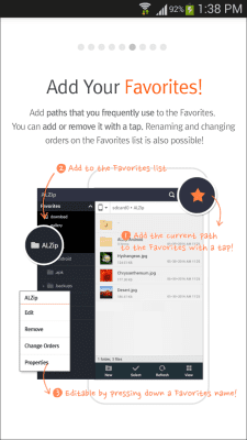 Capture d'écran de l'application ALZip - #5