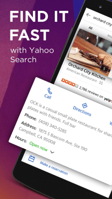 Capture d'écran de l'application Recherche Yahoo - #1