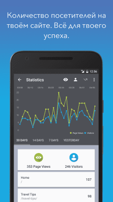 Capture d'écran de l'application Jimdo - Créateur de site internet - #5