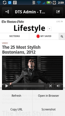 Capture d'écran de l'application Adobe Edge Inspect CC - #3