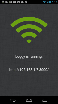 Capture d'écran de l'application Loggy (root) - #1