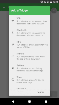 Capture d'écran de l'application Trigger (anciennement NFC Task Launcher) - #3