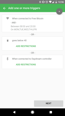 Capture d'écran de l'application Trigger (anciennement NFC Task Launcher) - #5