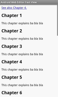 Capture d'écran de l'application Android Web Editor Lite - #6