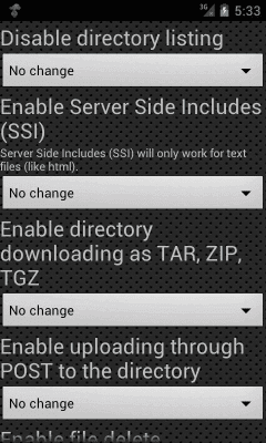 Capture d'écran de l'application Web Server Ultimate - #5