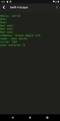 Capture d'écran de l'application Sedona - Compiler for Swift - #2