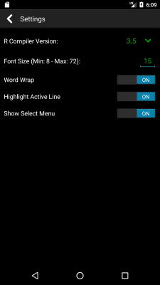 Capture d'écran de l'application R Programming Compiler - #5