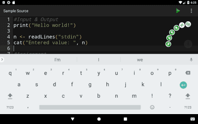 Capture d'écran de l'application R Programming Compiler - #9
