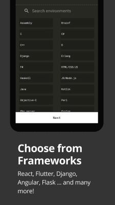 Capture d'écran de l'application Dcoder, Compiler IDE :Code & Programming on mobile - #6