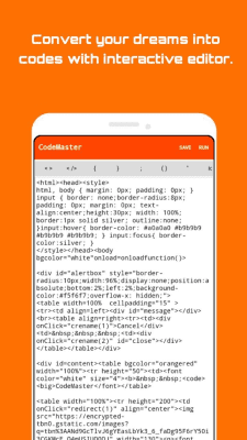 Capture d'écran de l'application Code Master - #3