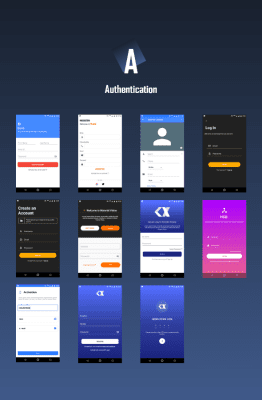 Capture d'écran de l'application CodeX - Android Material UI Templates - #9