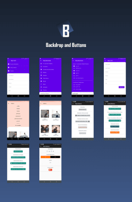 Capture d'écran de l'application CodeX - Android Material UI Templates - #10