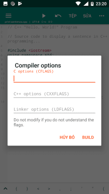 Capture d'écran de l'application CPP N-IDE - C/C++ Compiler & Programming - Offline - #4