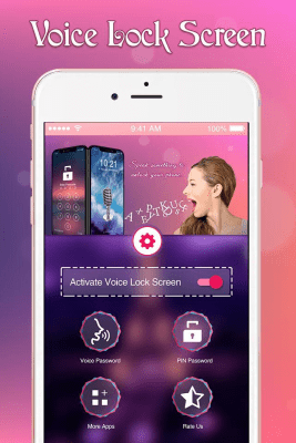 Capture d'écran de l'application Voice Screen Lock : Voice Lock - #1