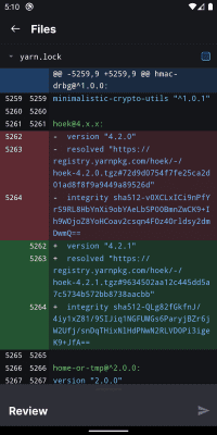 Capture d'écran de l'application GitHub - #4