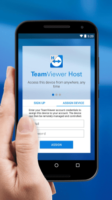 Capture d'écran de l'application TeamViewer Host - #1