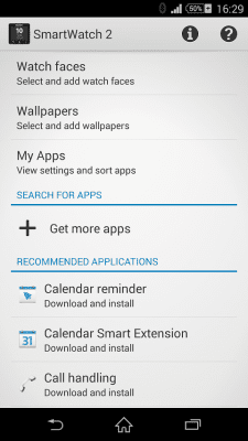 Capture d'écran de l'application SmartWatch 2 SW2 - #5