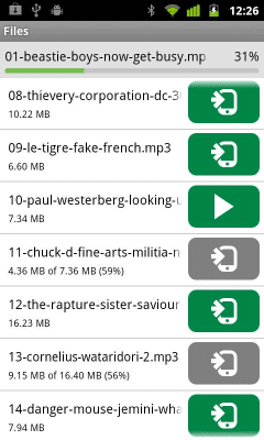 Capture d'écran de l'application uTorrent Remote - #5