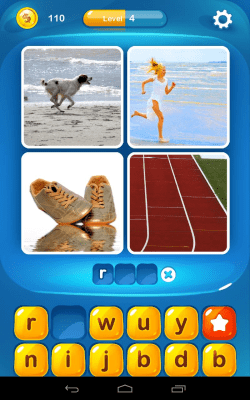 Capture d'écran de l'application 4 Pics 1 Mot - Pics et Mots - #9