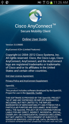 Capture d'écran de l'application Rooted AnyConnect - #5