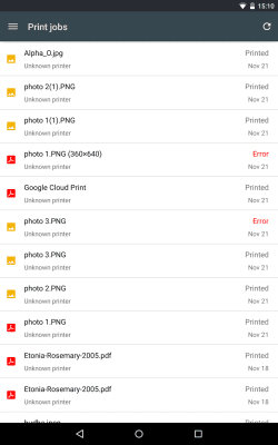 Capture d'écran de l'application Imprimante virtuelle - #8