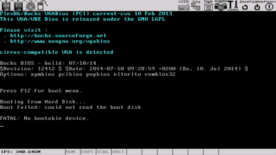 Capture d'écran de l'application Bochs - #3