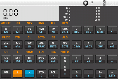 Capture d'écran de l'application HP12c Financial Calculator Dem - #1