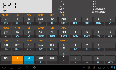Capture d'écran de l'application HP12c Financial Calculator Dem - #2