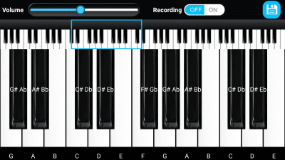 Capture d'écran de l'application Piano Keyboard - #2