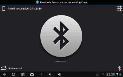 Capture d'écran de l'application Bluetooth PAN *ROOT* - #1