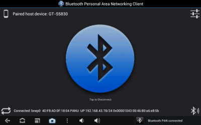 Capture d'écran de l'application Bluetooth PAN *ROOT* - #2