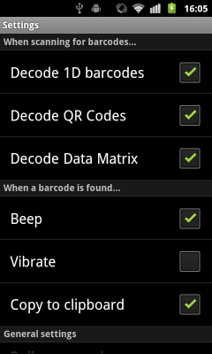 Capture d'écran de l'application [QR code]Scanner de codes à barres - #2