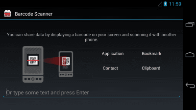 Capture d'écran de l'application Scanner de code-barres-QR - #5