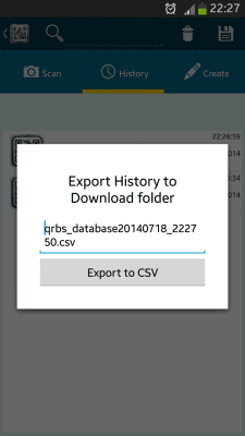 Capture d'écran de l'application QR BARCODE SCANNER de l'équipe de développement de WB - #8