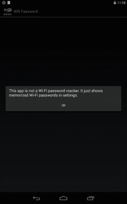 Capture d'écran de l'application Wifi Password(ROOT) - #4