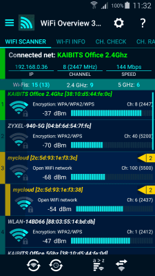 Capture d'écran de l'application WiFi Overview 360 - #1