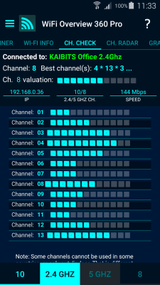 Capture d'écran de l'application WiFi Overview 360 - #3